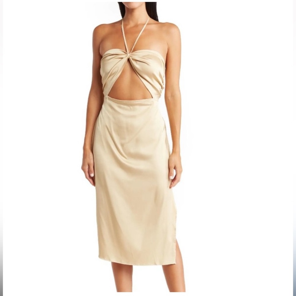 Weworewhat Halter Dress